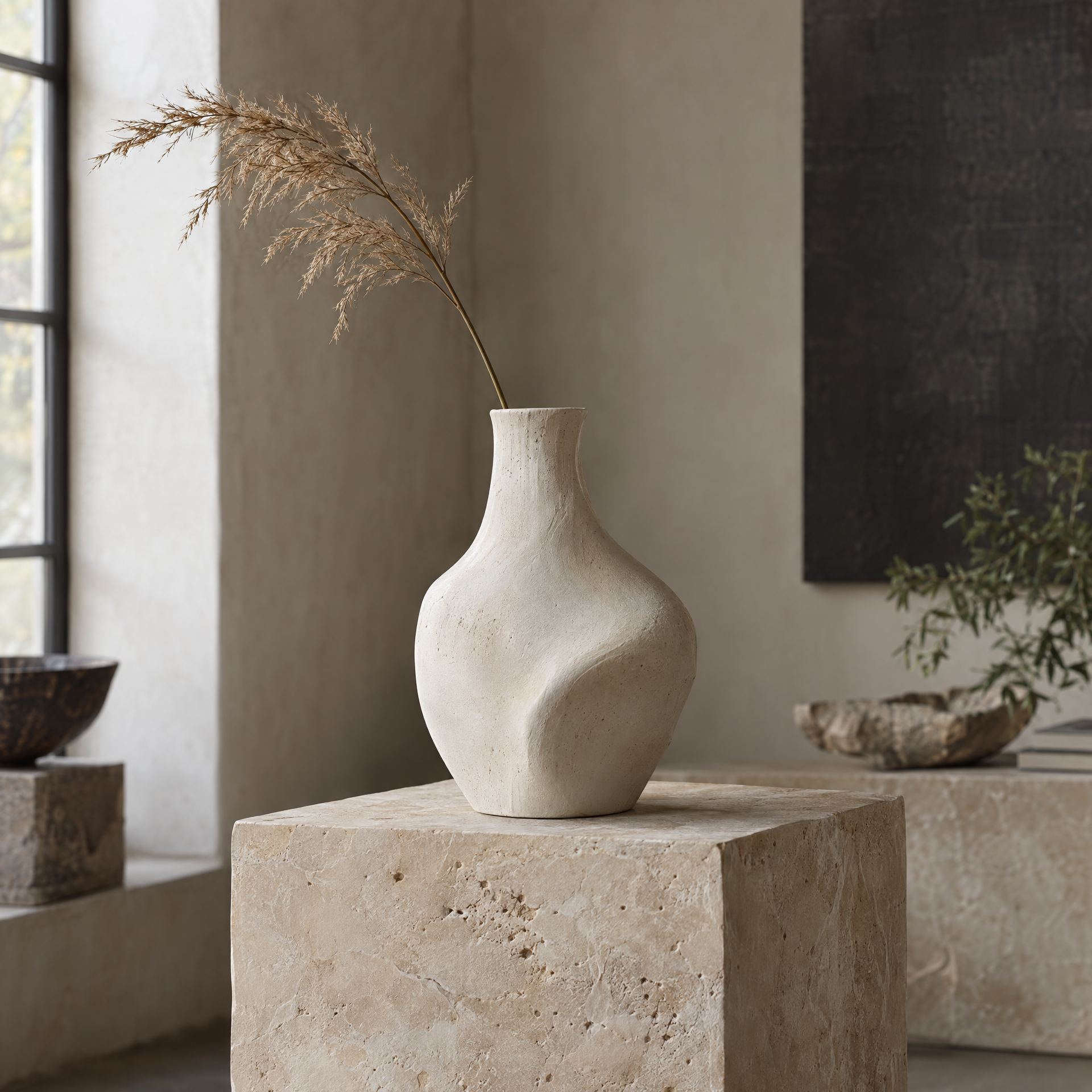 Hand-thrown ceramic vase